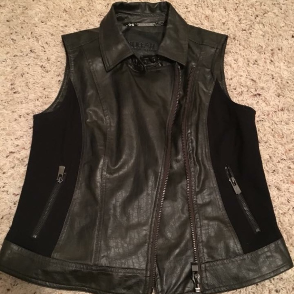 Buffalo New York Leather Vest